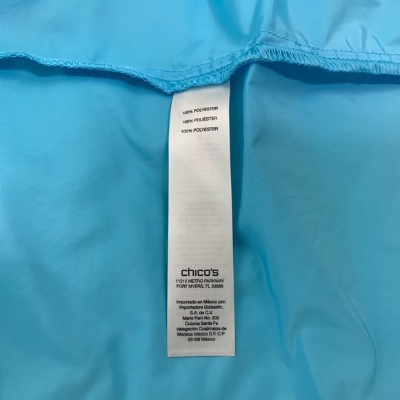 Zenergy by Chico’s light hooded shell jacket - Picture 7 of 8